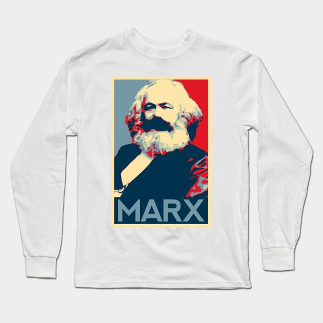 Marx Long Sleeve T-Shirt by KulakPosting